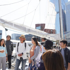 イベントレポート：落合陽一さん × 日比野克彦さん トークイベント＆タラ号船内ツアー